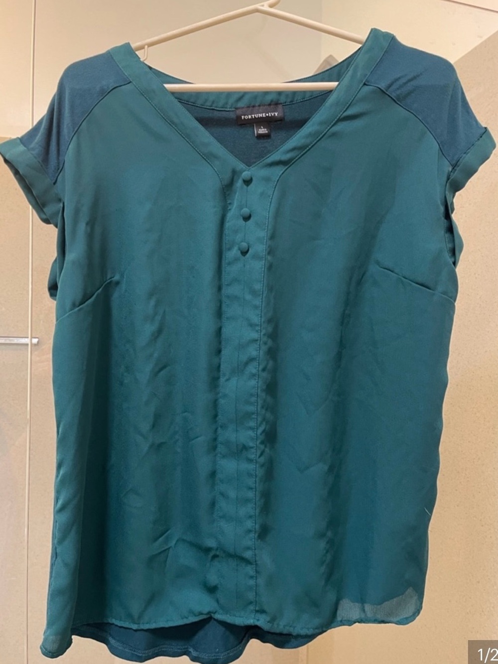 Lot of four business casual work shirts short sleeves